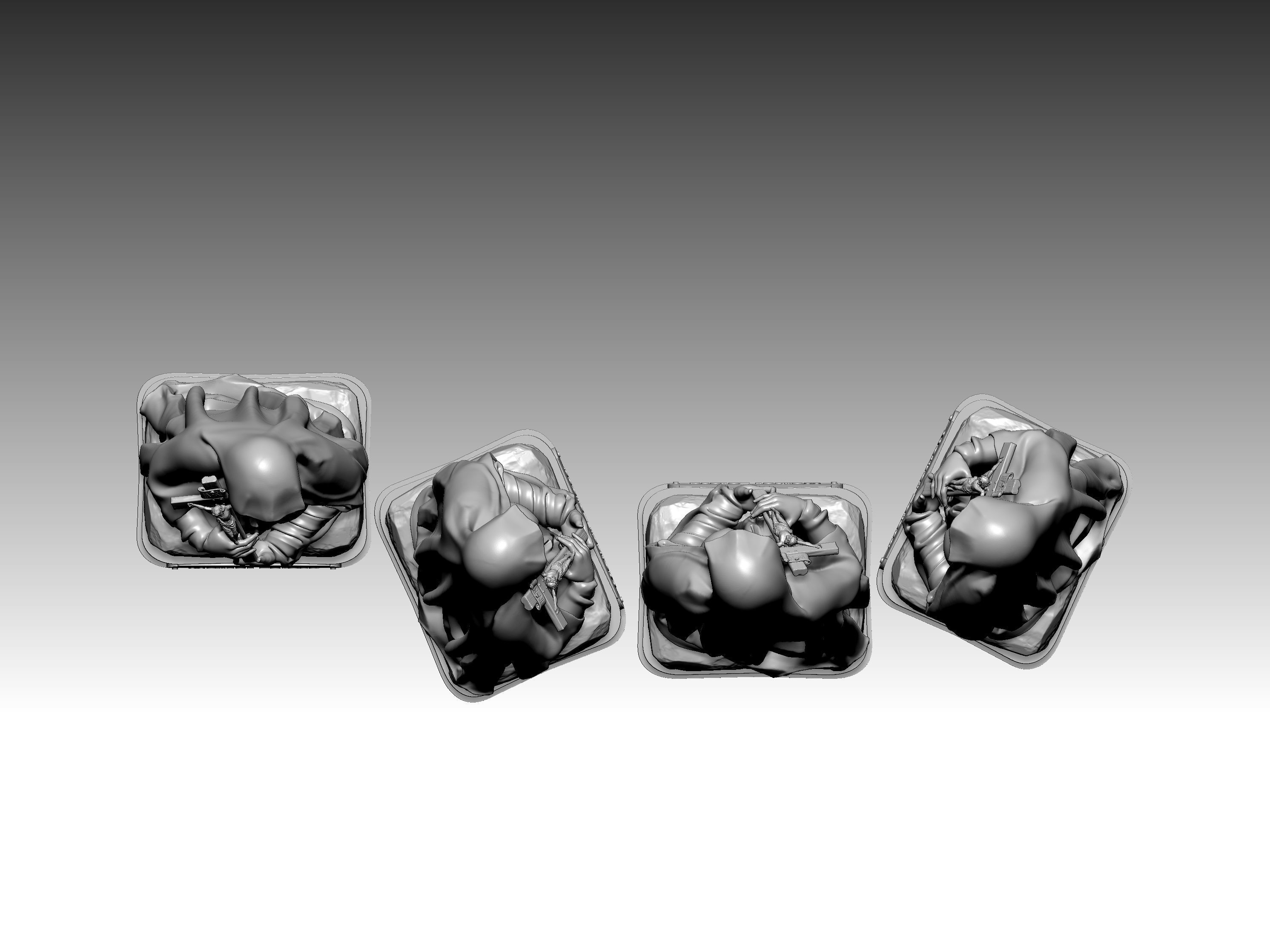 model 3d mother teresa 3D print model_5