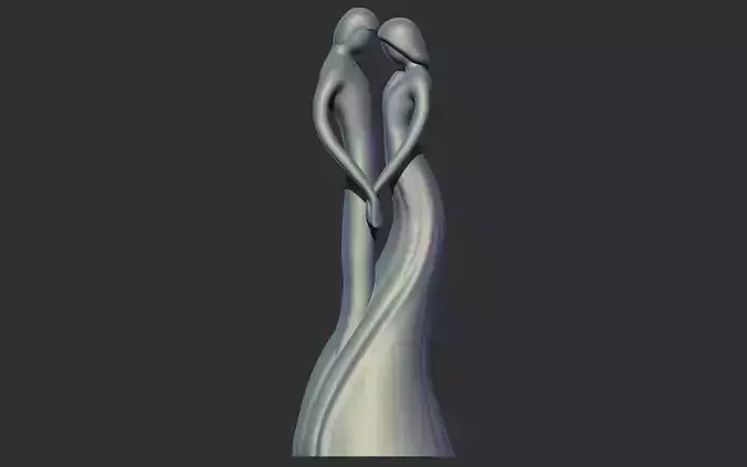 Couple in love Infinite Love Figurine Love Statue  3D print model