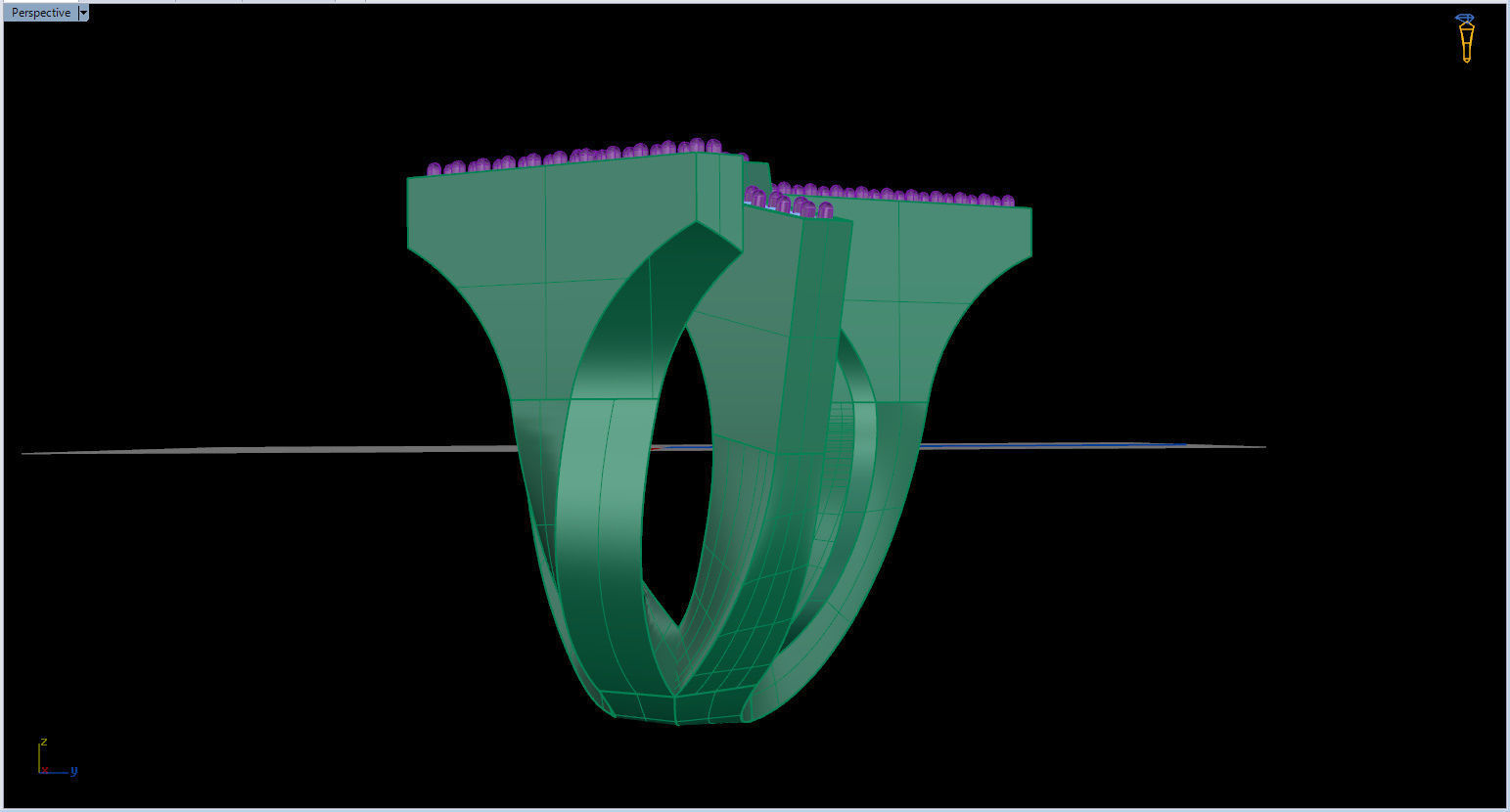 Geometric Ring 3D print model_46