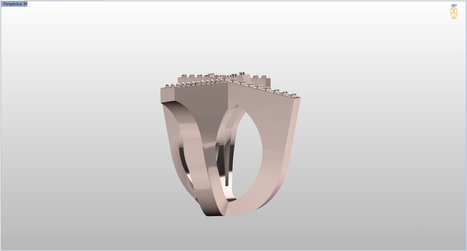 Geometric Ring 3D print model_103
