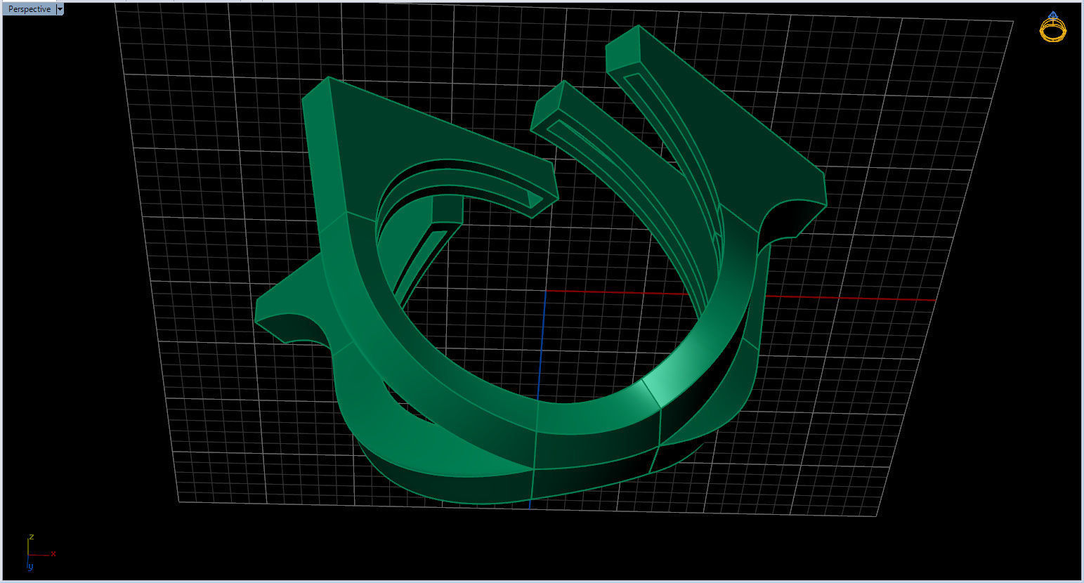 Geometric Ring 3D print model_15
