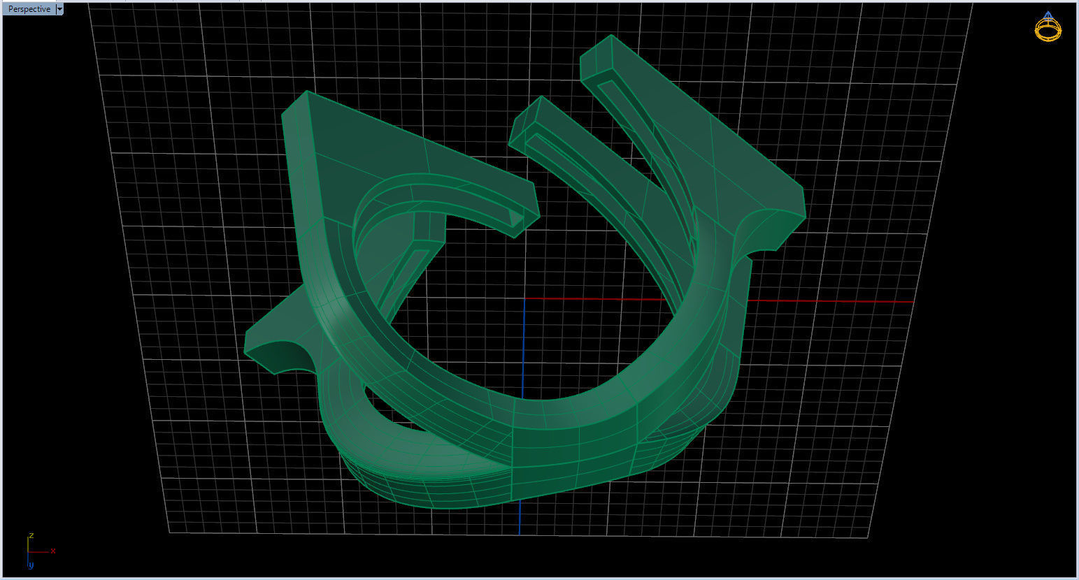 Geometric Ring 3D print model_39