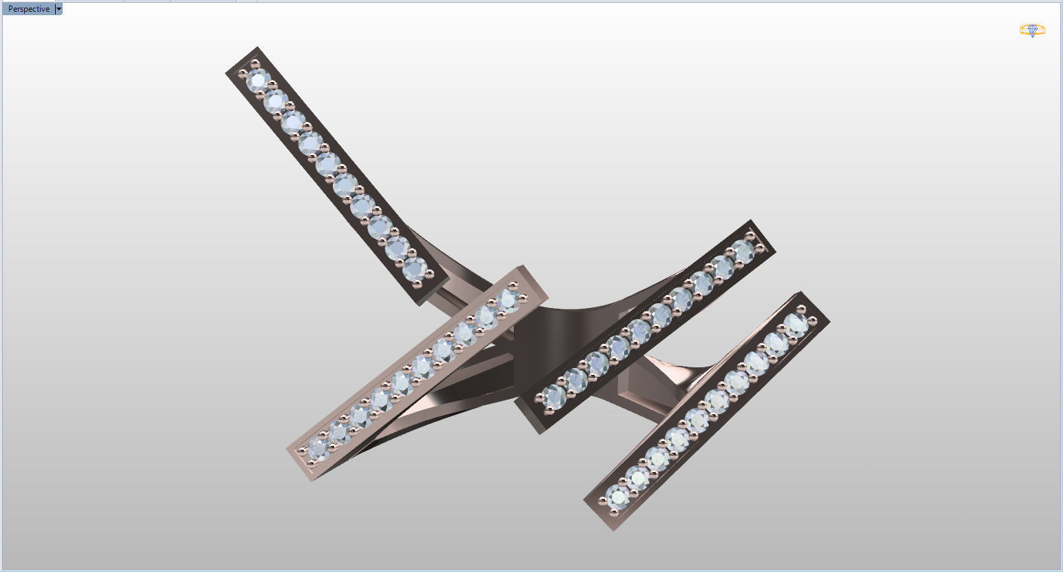 Geometric Ring 3D print model_77