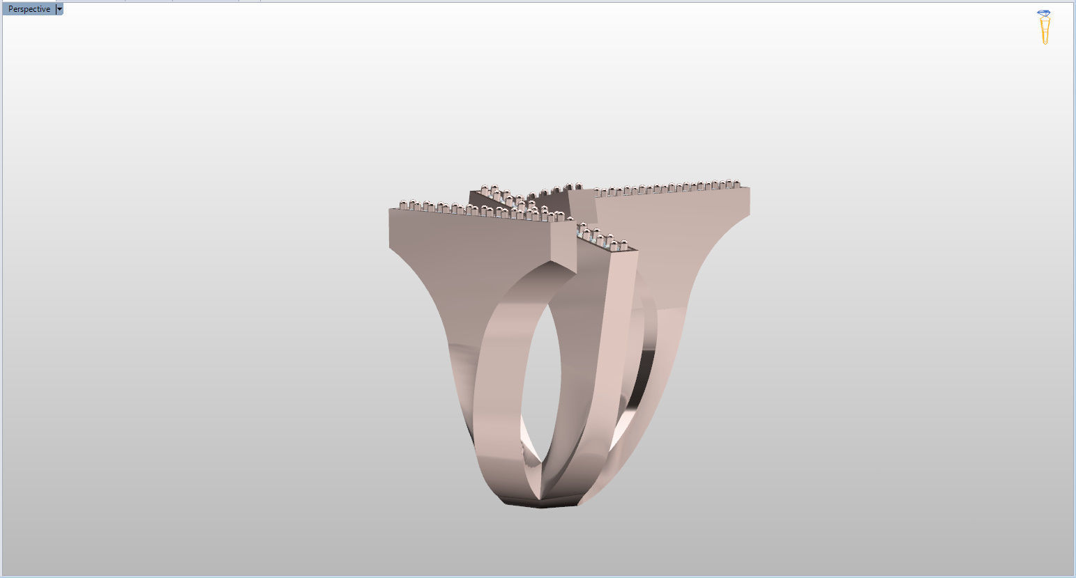 Geometric Ring 3D print model_94
