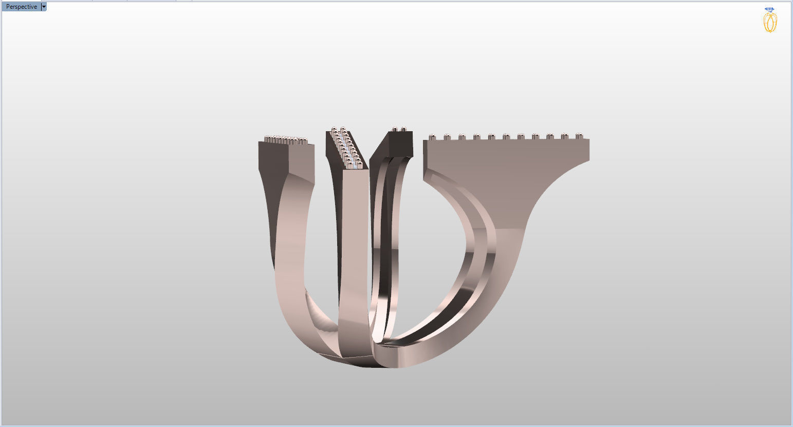 Geometric Ring 3D print model_99