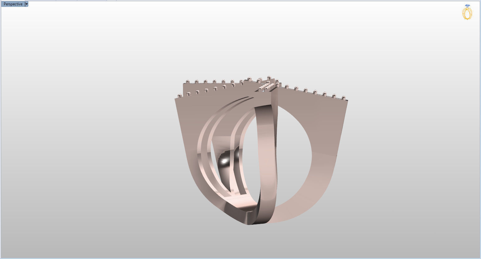 Geometric Ring 3D print model_101