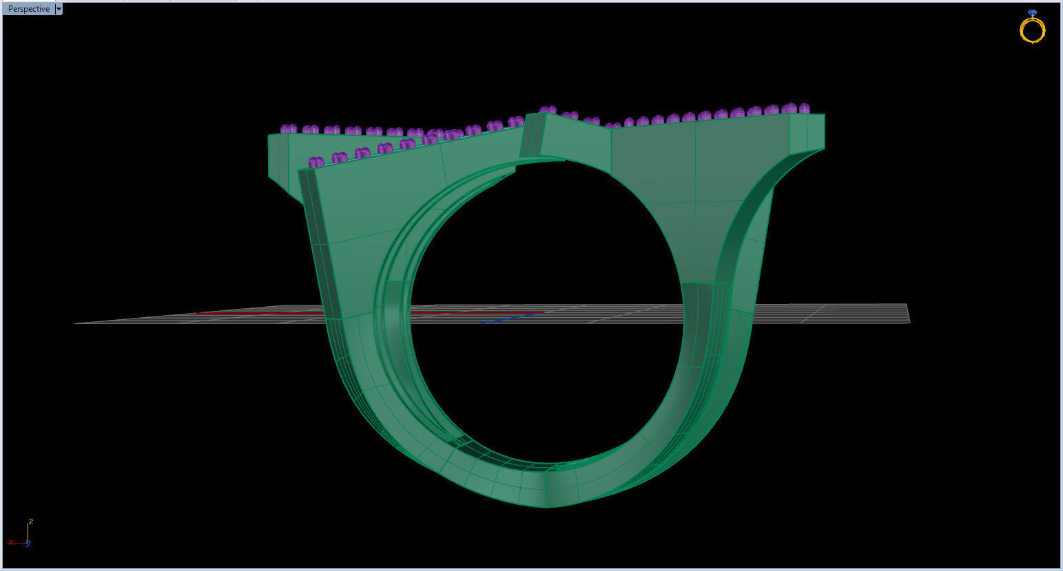 Geometric Ring 3D print model_42