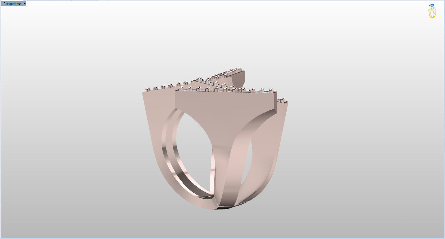 Geometric Ring 3D print model_82