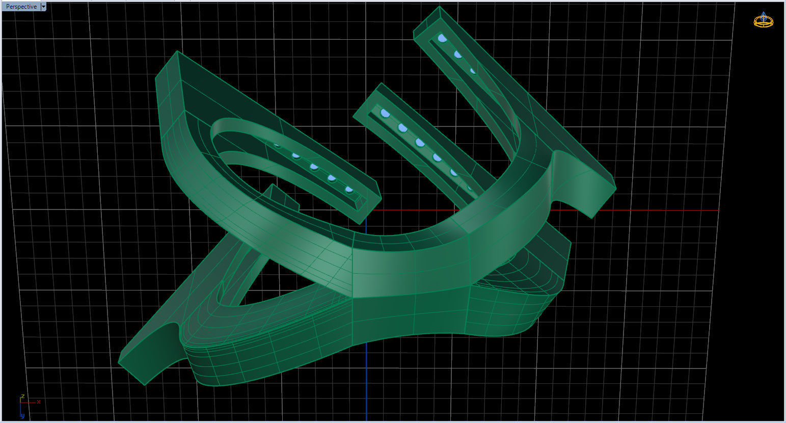 Geometric Ring 3D print model_35