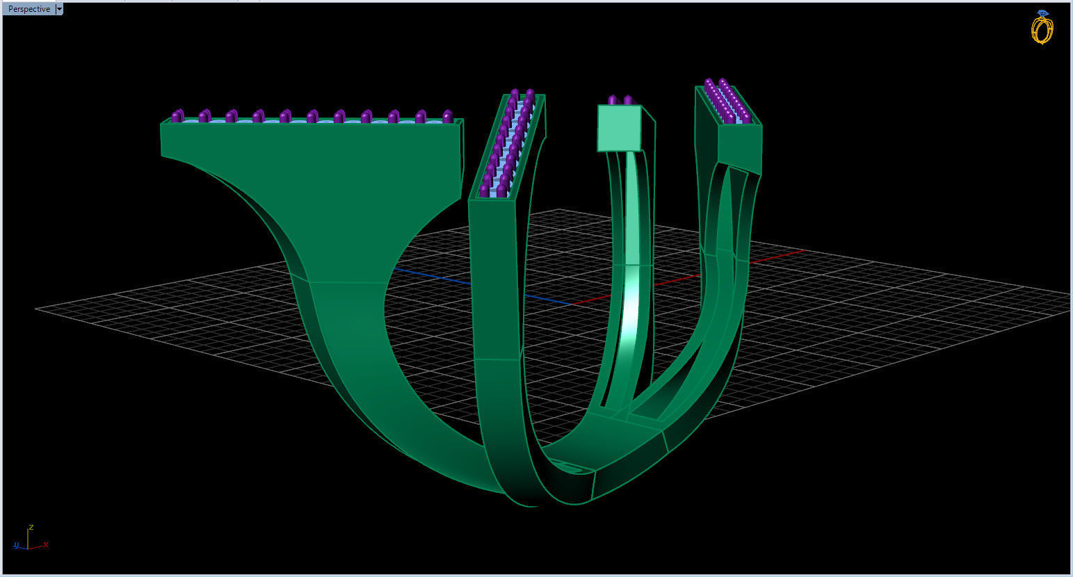 Geometric Ring 3D print model_28