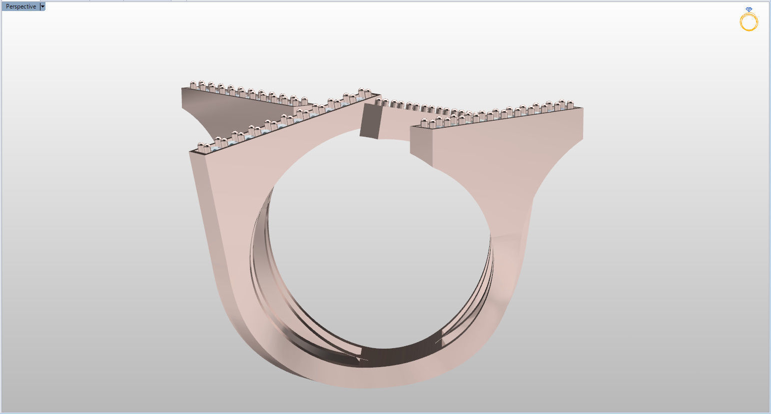 Geometric Ring 3D print model_88