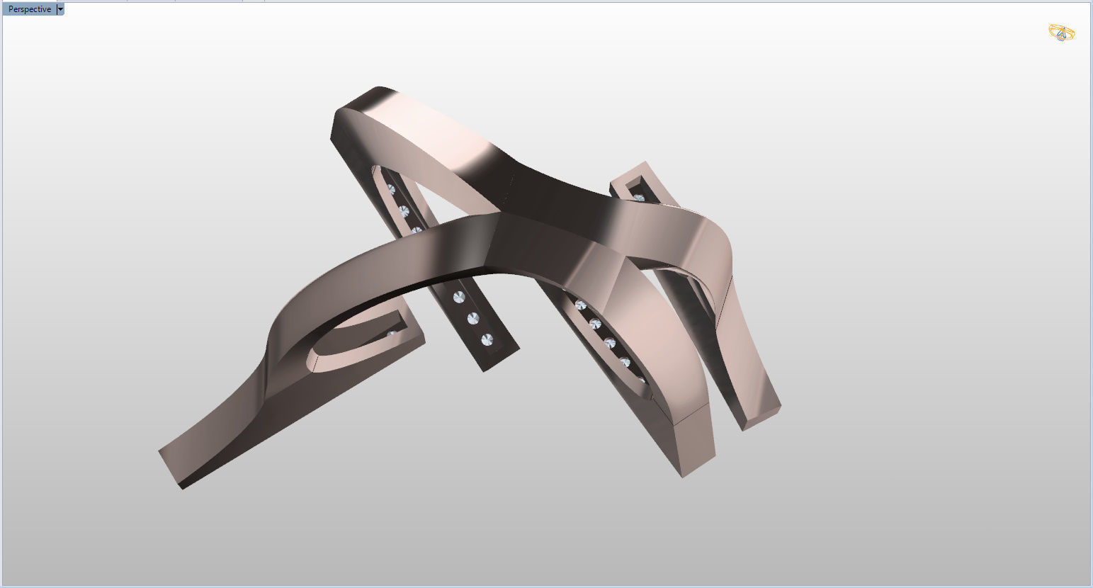 Geometric Ring 3D print model_86