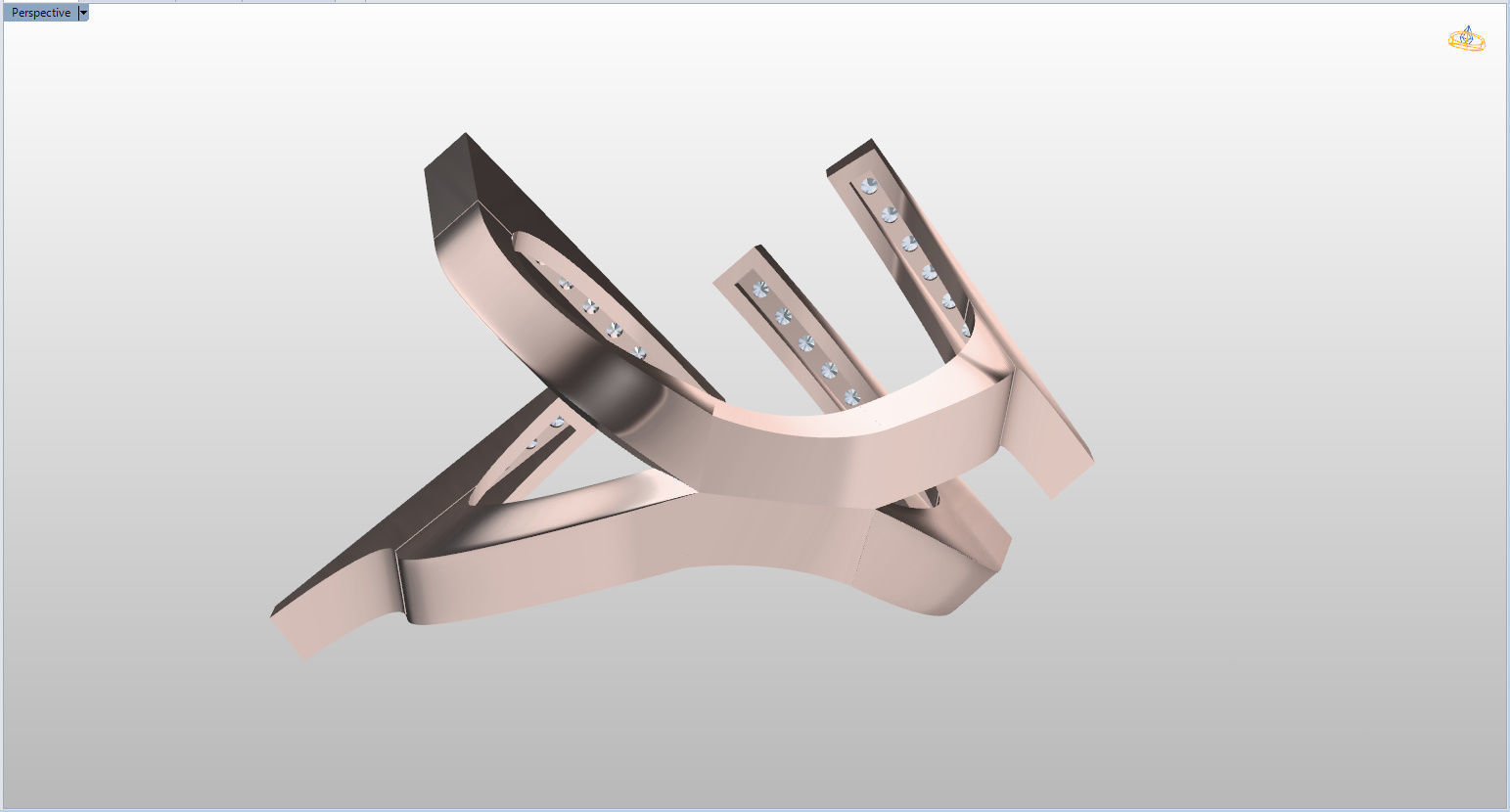 Geometric Ring 3D print model_93