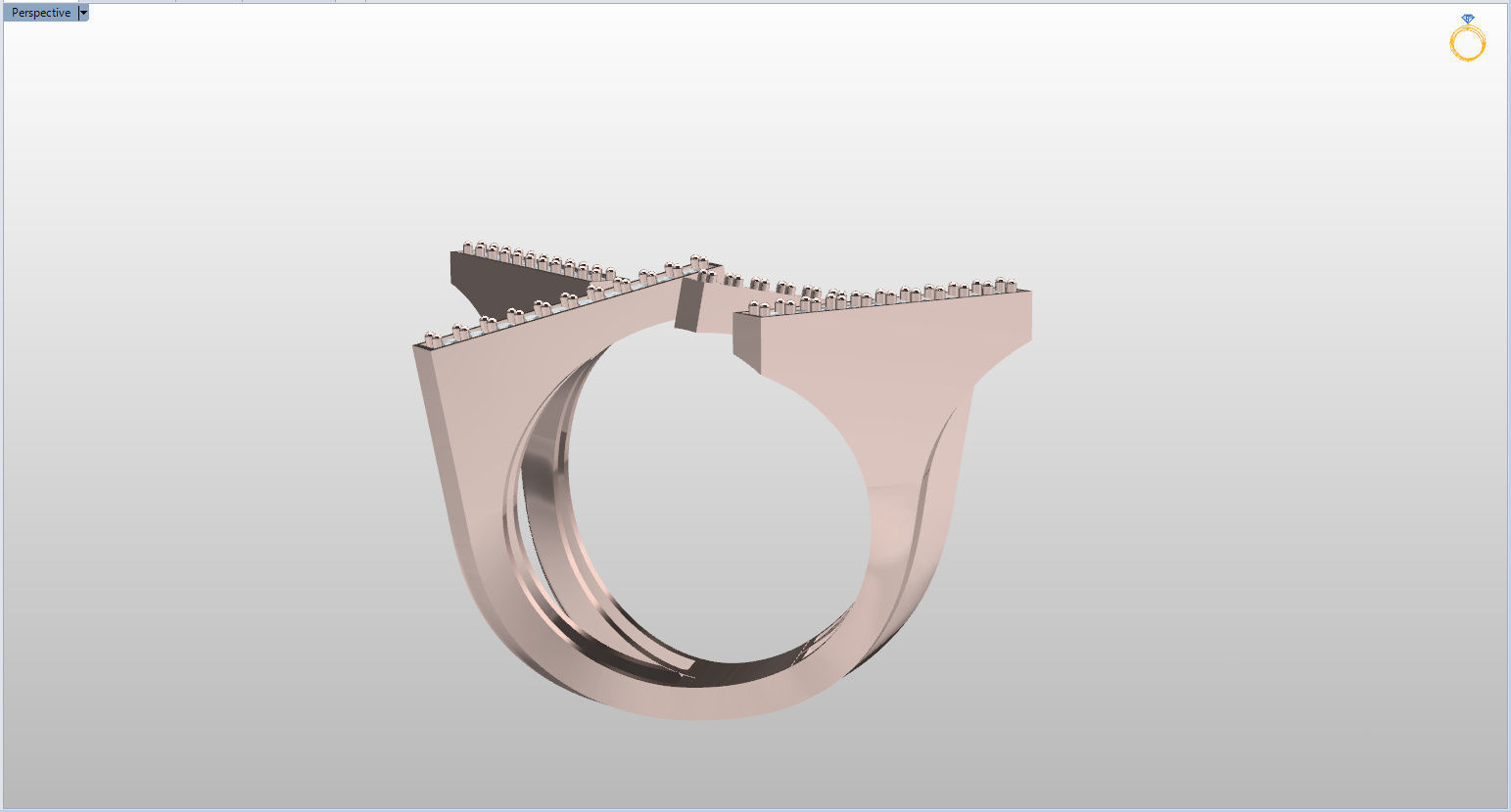 Geometric Ring 3D print model_92