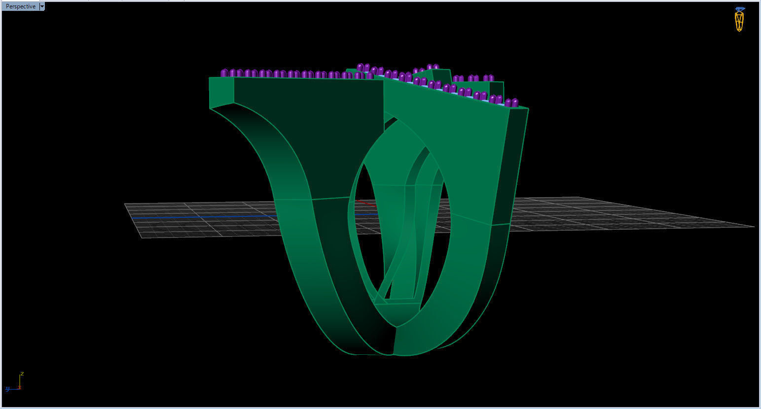 Geometric Ring 3D print model_26