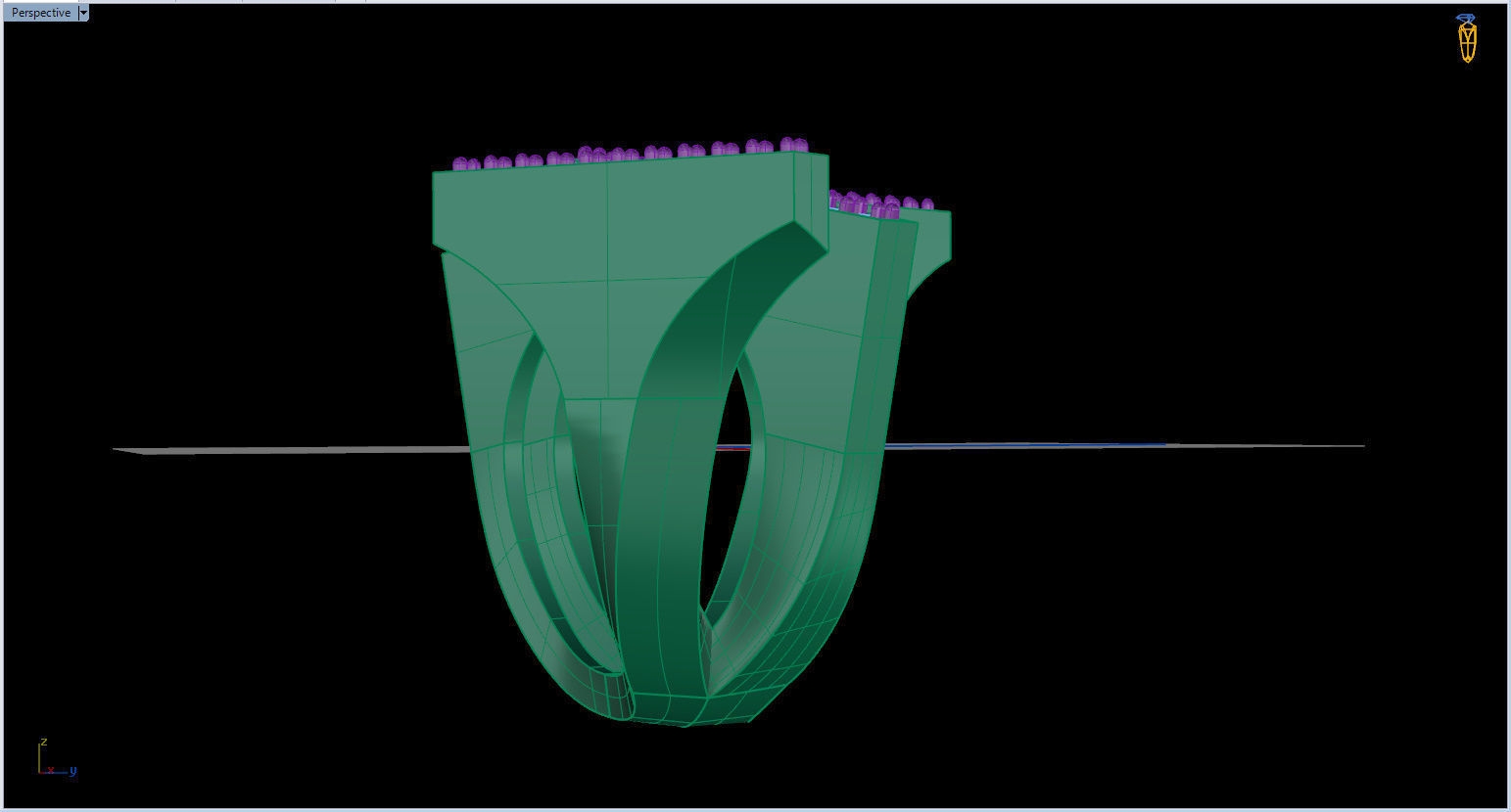 Geometric Ring 3D print model_45