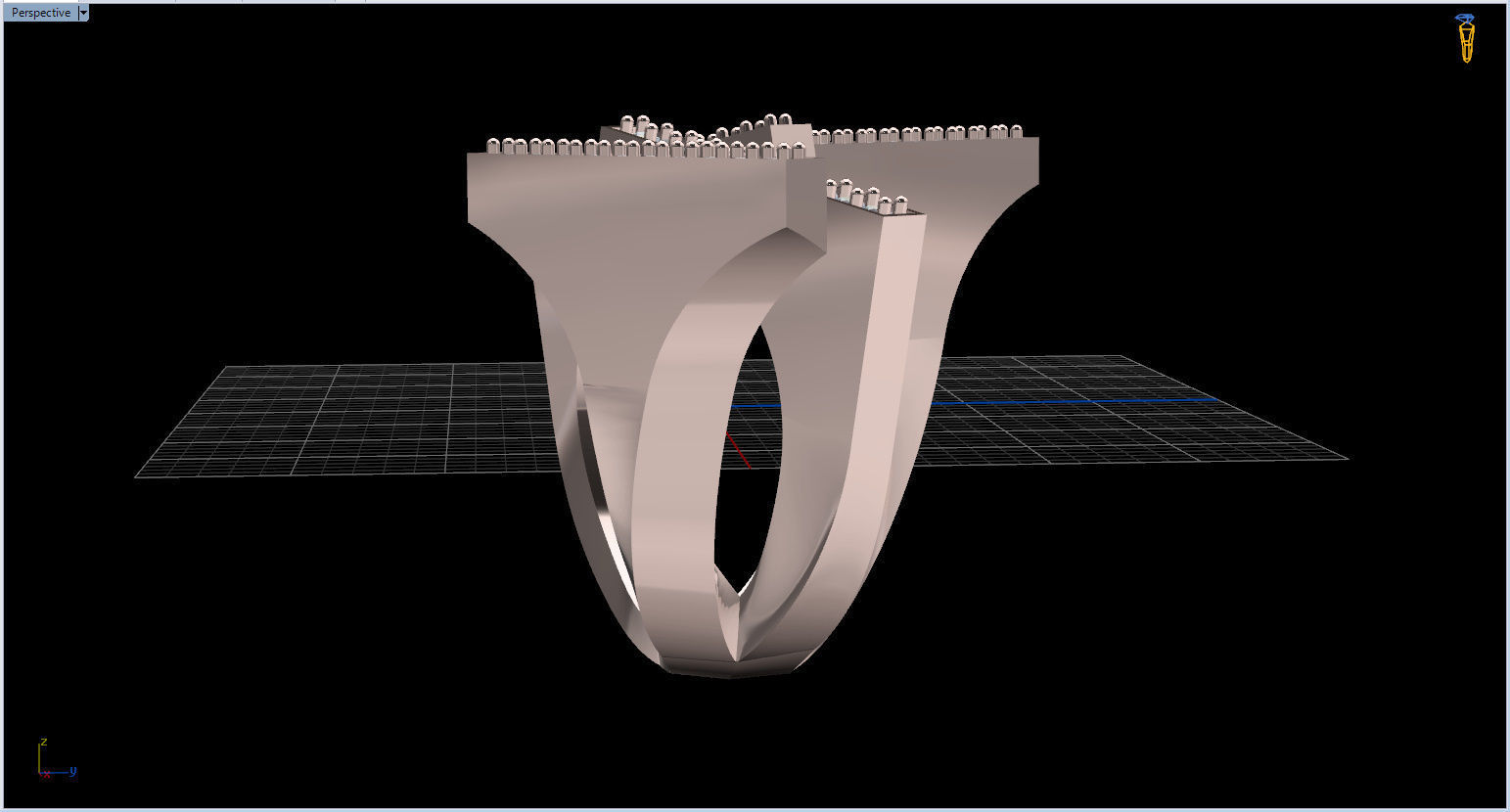 Geometric Ring 3D print model_61