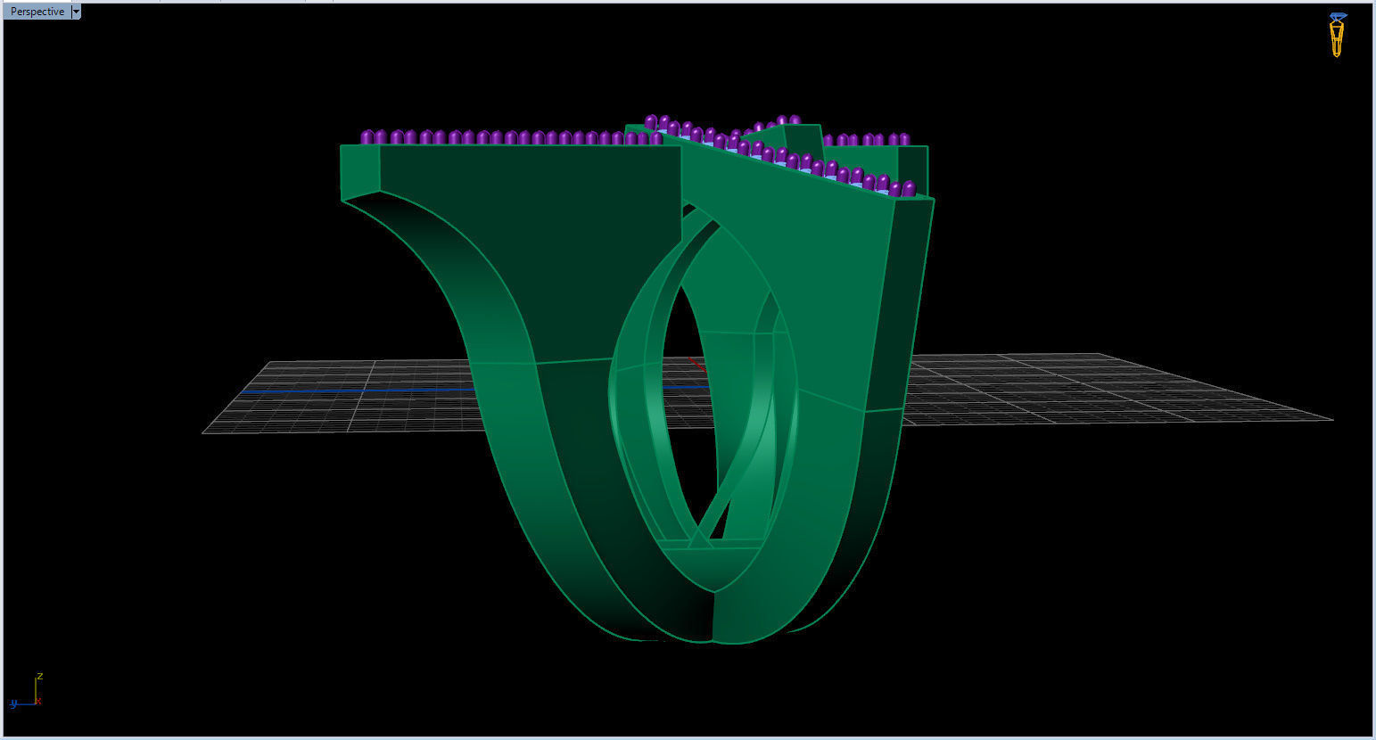 Geometric Ring 3D print model_23