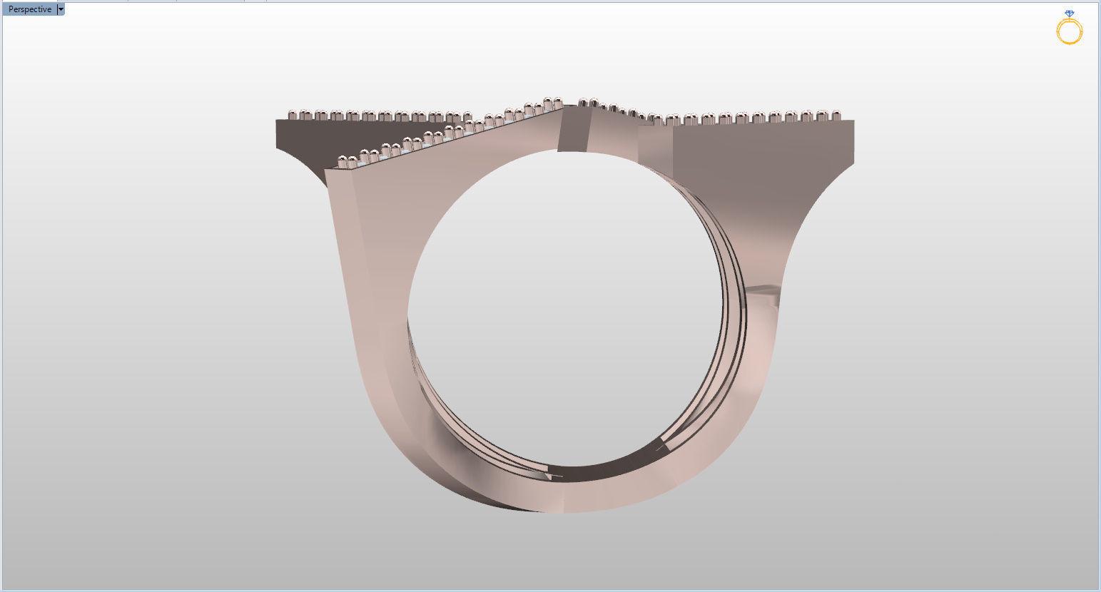 Geometric Ring 3D print model_104