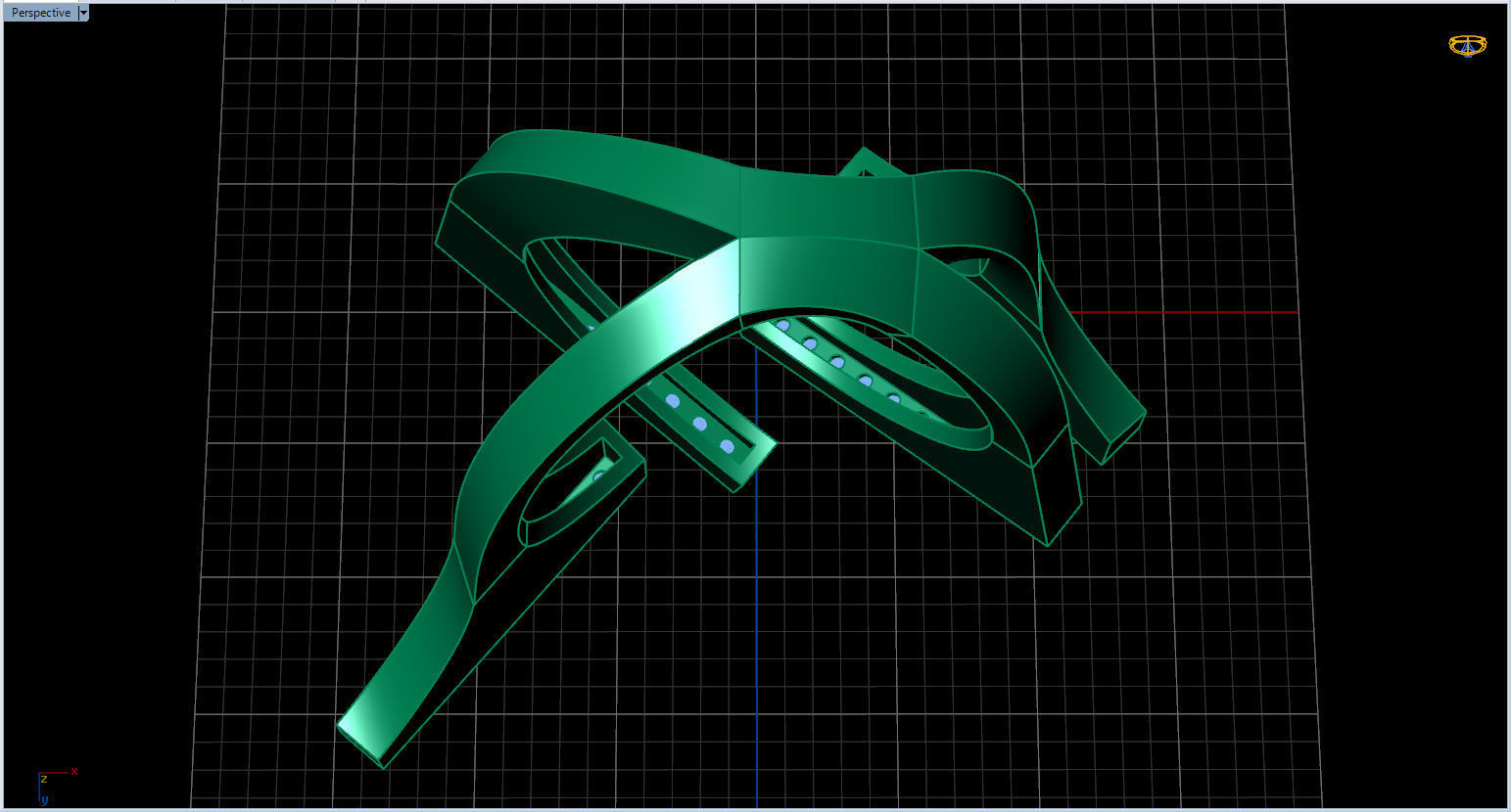 Geometric Ring 3D print model_17