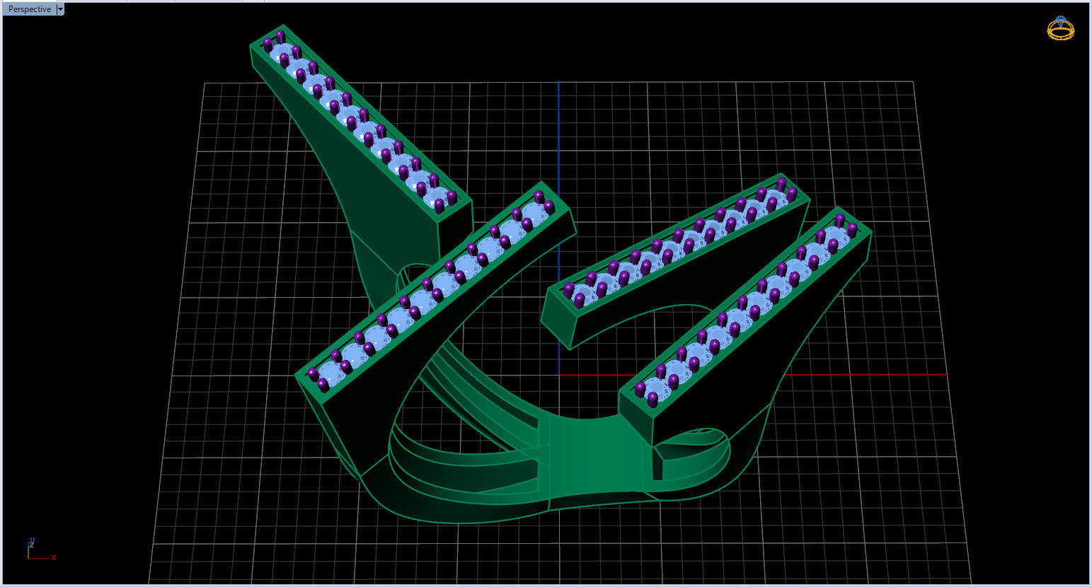 Geometric Ring 3D print model_9