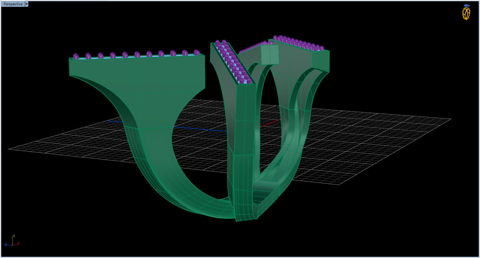 Geometric Ring 3D print model_52