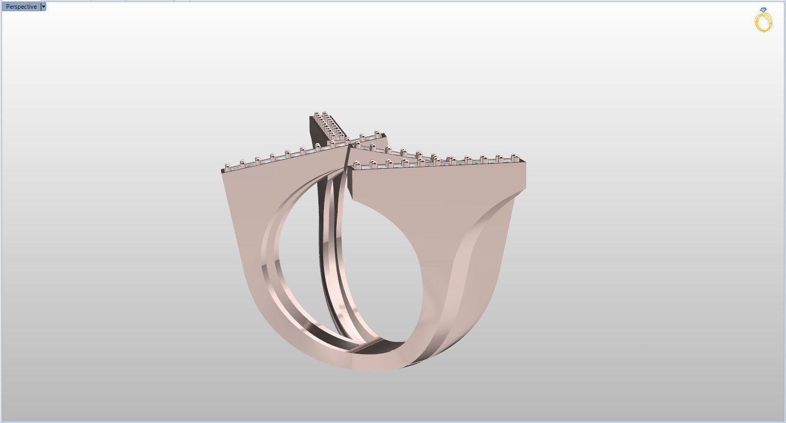 Geometric Ring 3D print model_90