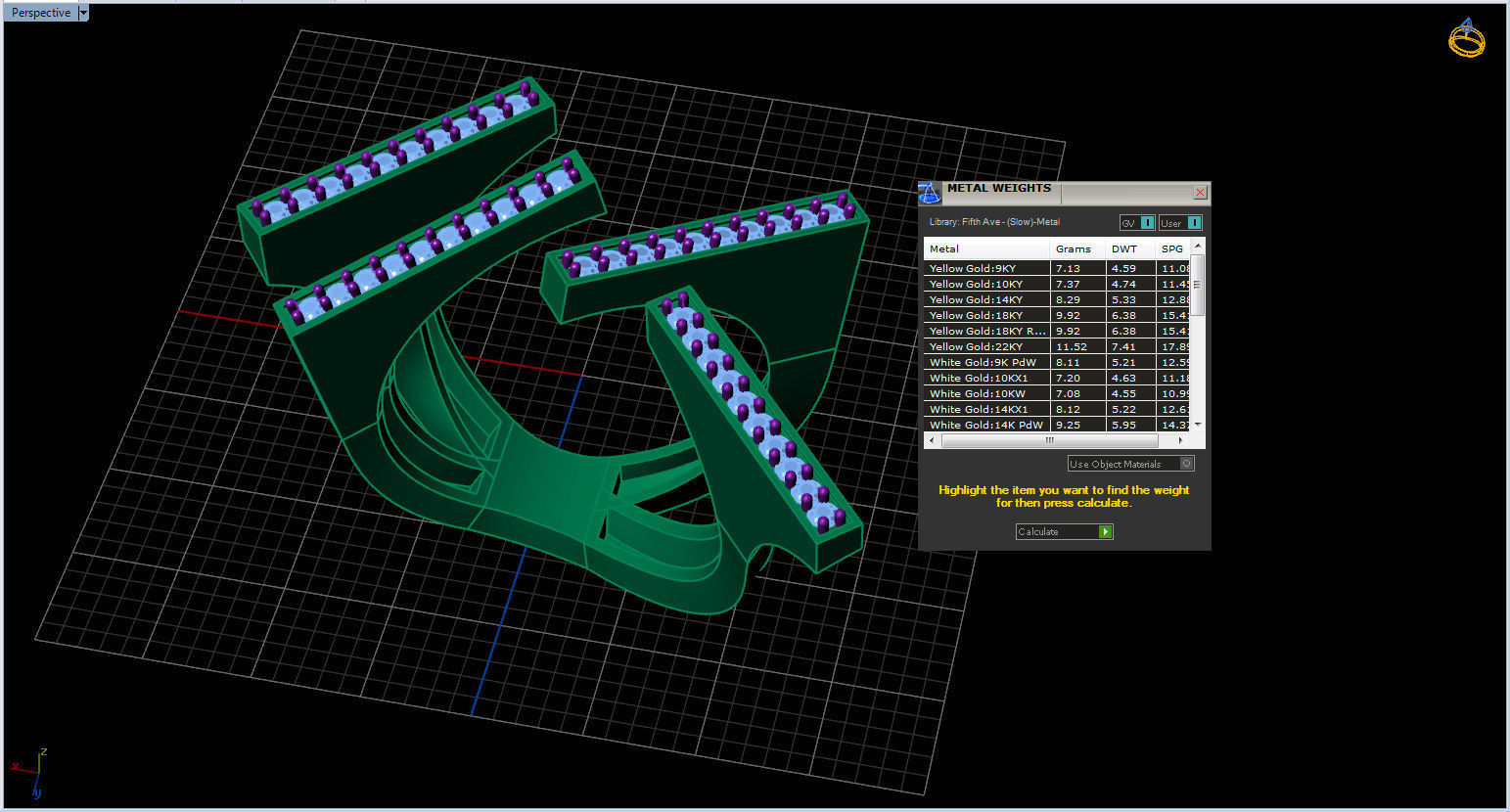 Geometric Ring 3D print model_3