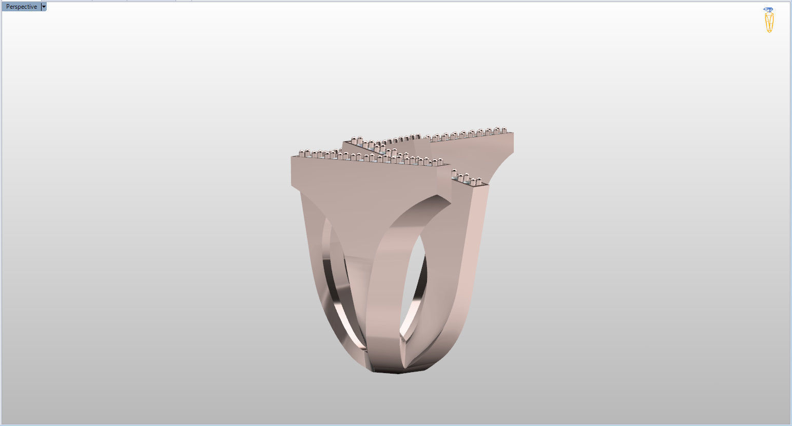 Geometric Ring 3D print model_83