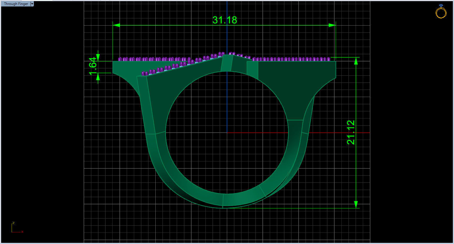 Geometric Ring 3D print model_6