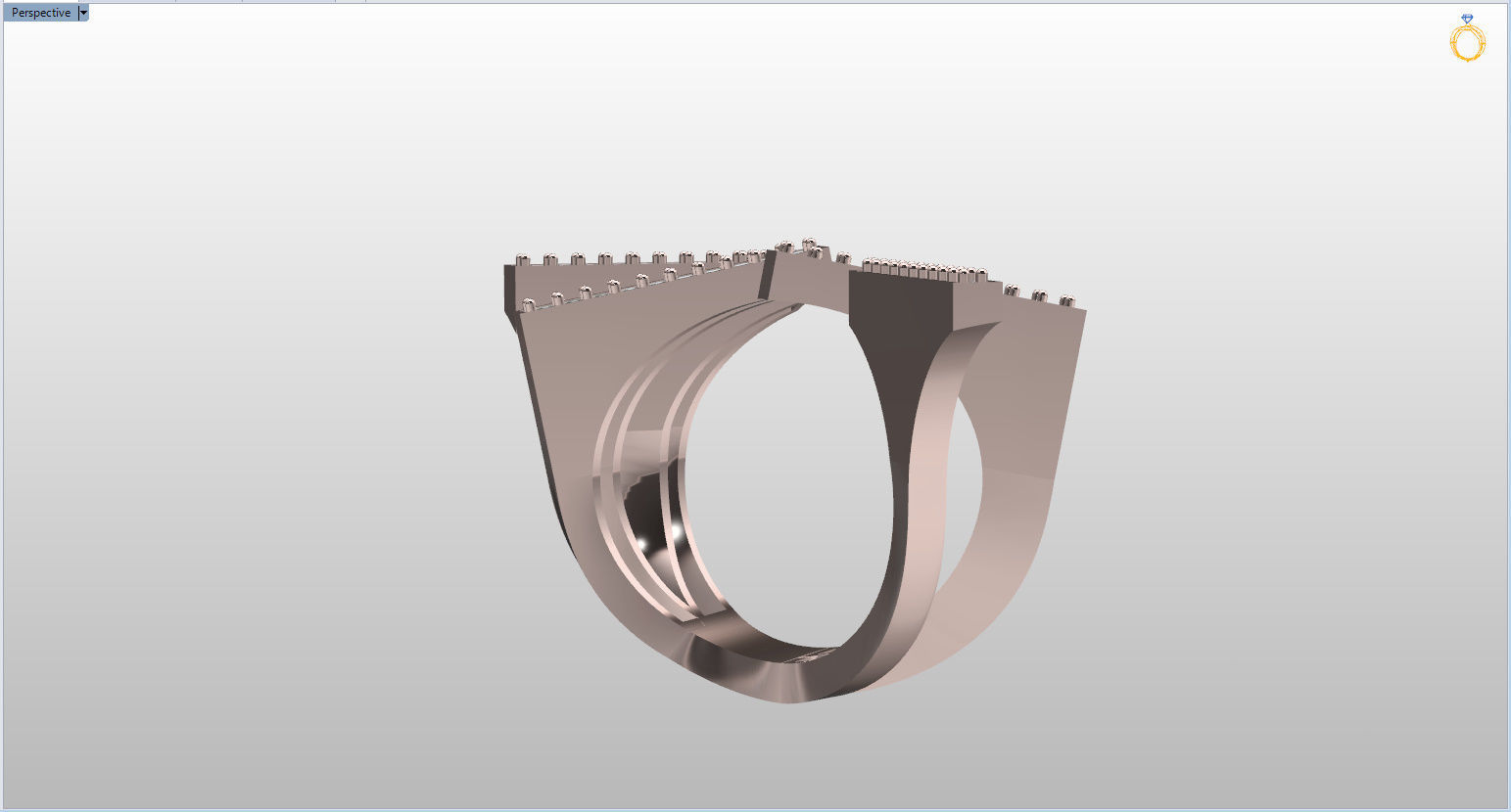 Geometric Ring 3D print model_96
