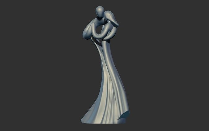 Couple in love Infinite Love Figurine Love Statue  3D print model