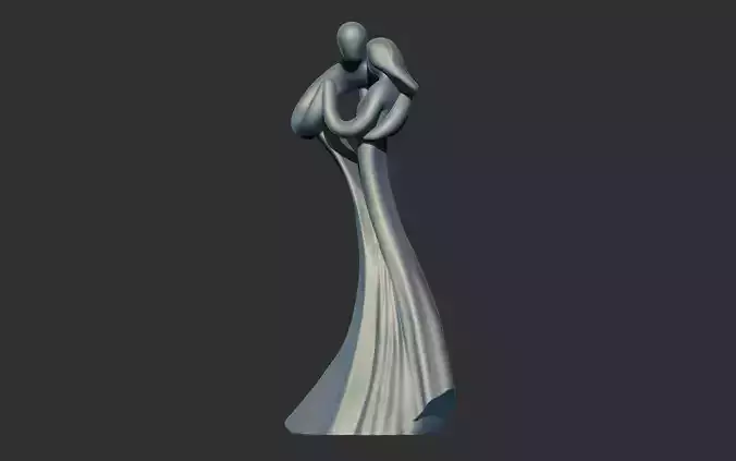 Couple in love Infinite Love Figurine Love Statue  3D print model
