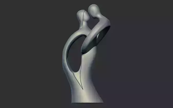 Couple in love Infinite Love Figurine Love Statue 3D print model 3D print model