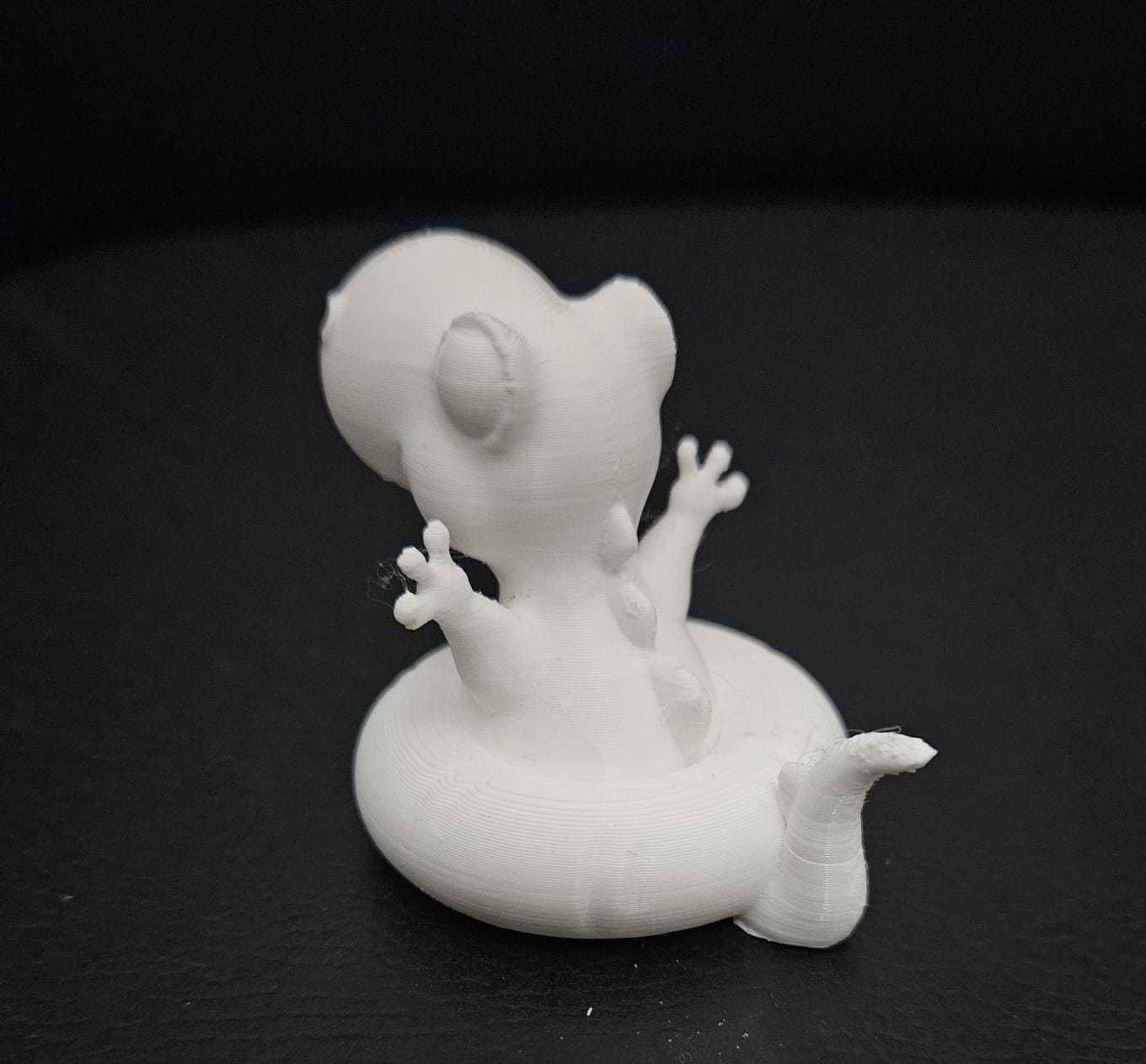 Dinosaur on Pool Float 3D print model_8