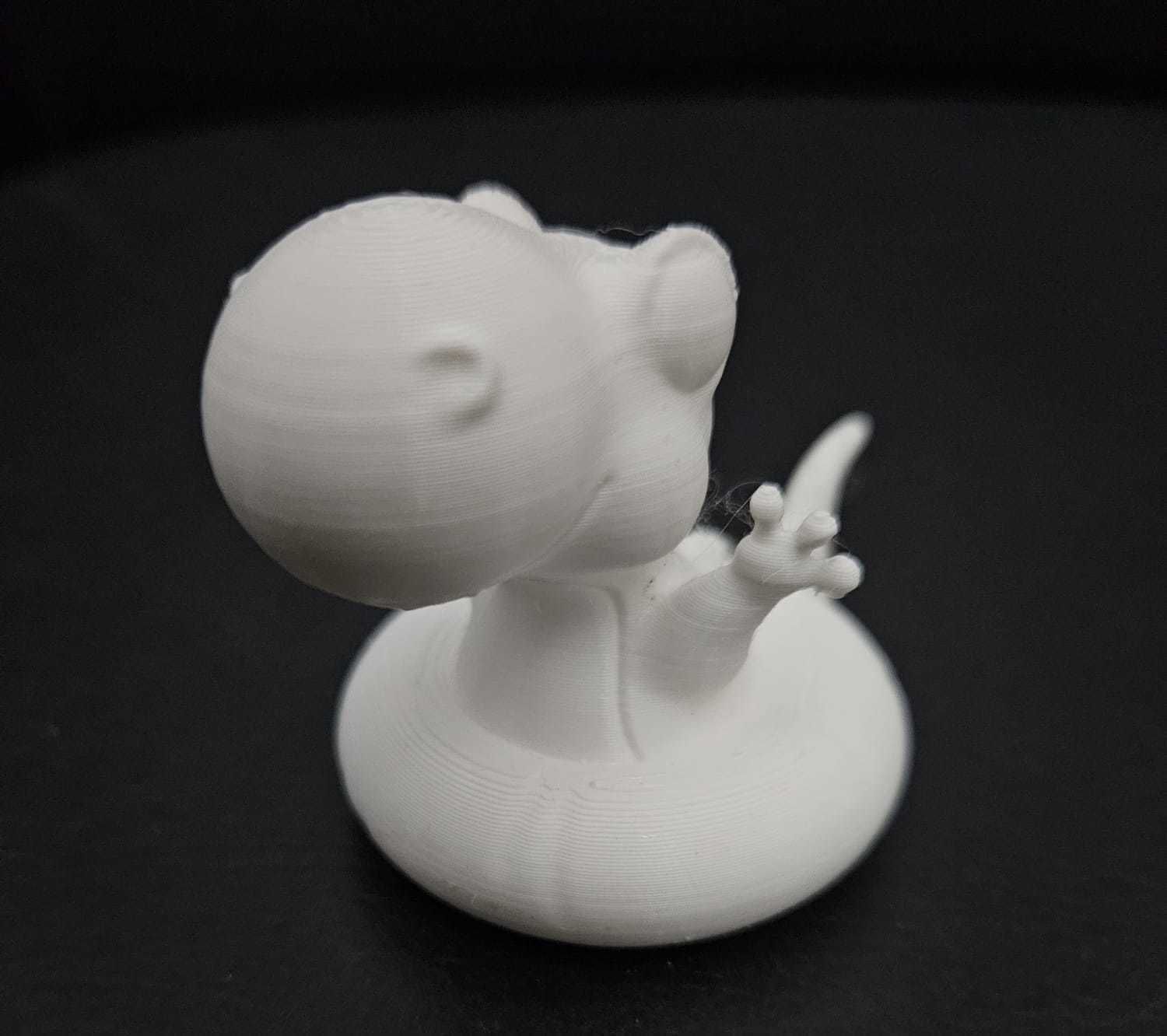 Dinosaur on Pool Float 3D print model_10