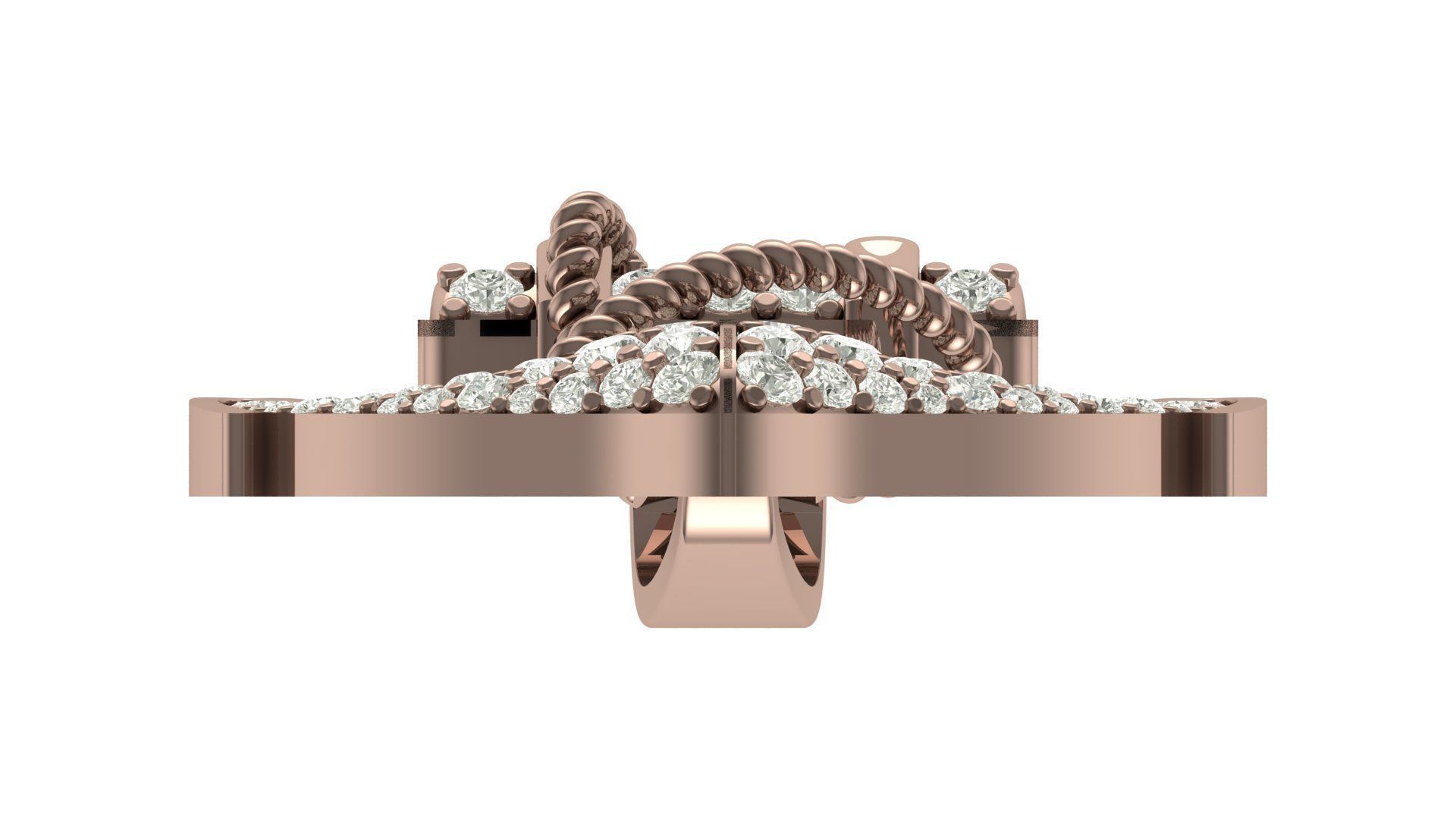 anchor hiphop pendant 3D print model_7