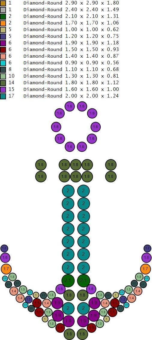 anchor hiphop pendant 3D print model_17