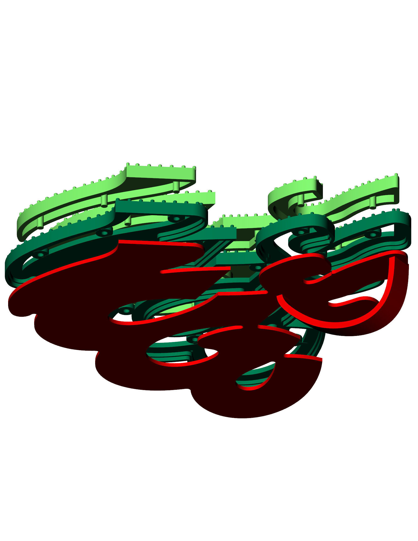 allah hiphop pendant 3D print model_16