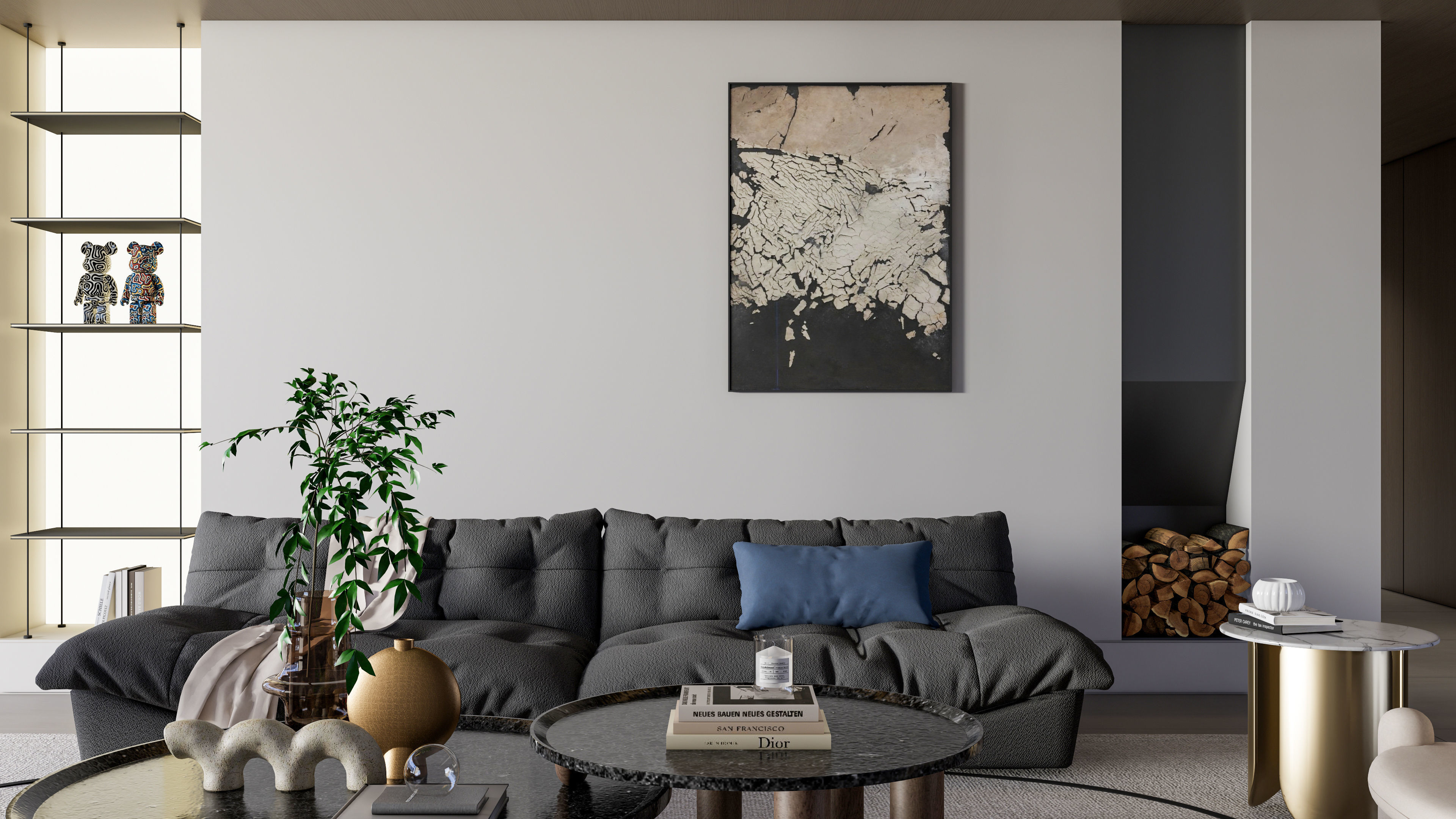 Living room 34 3D model_7