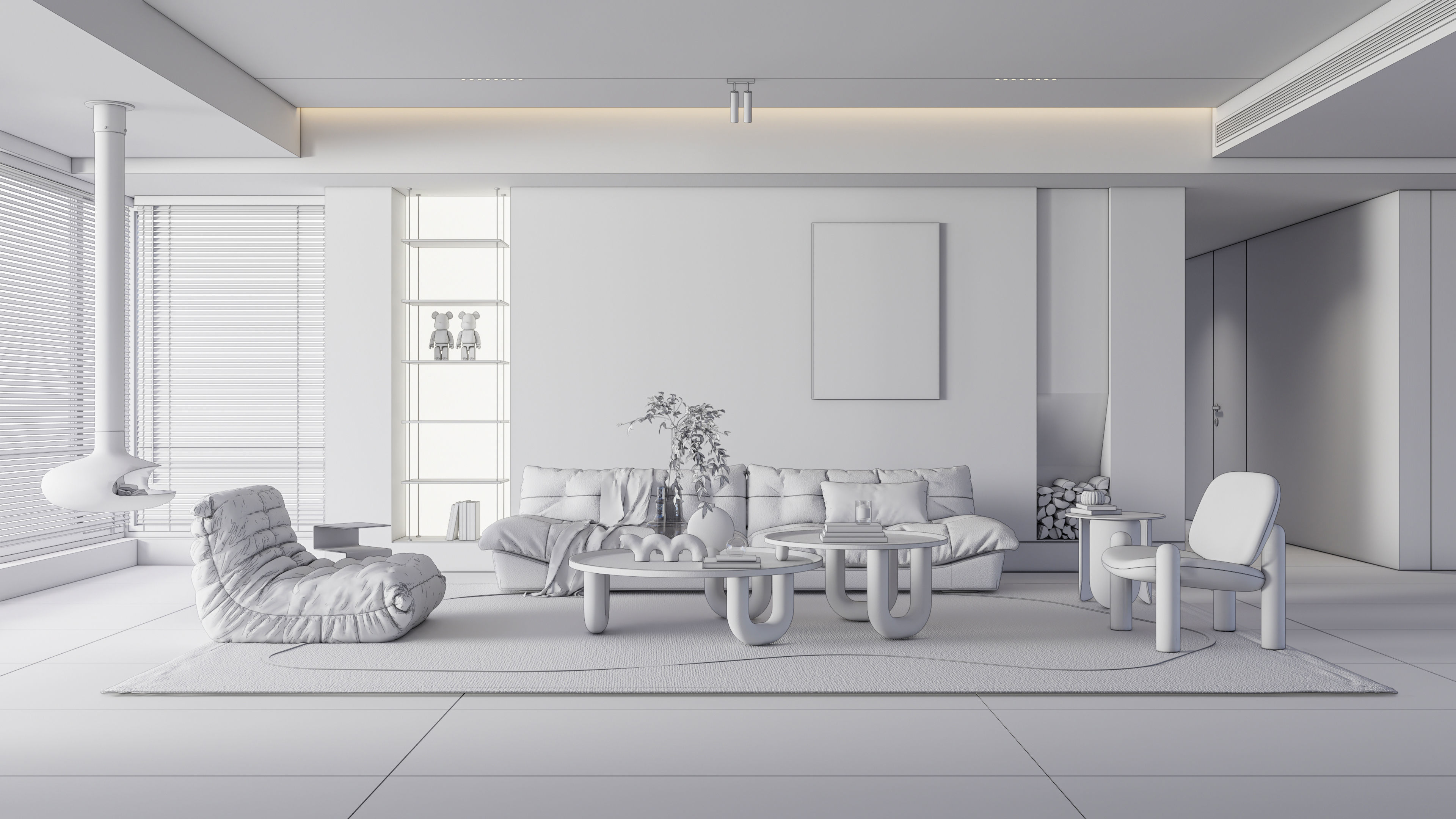Living room 34 3D model_19