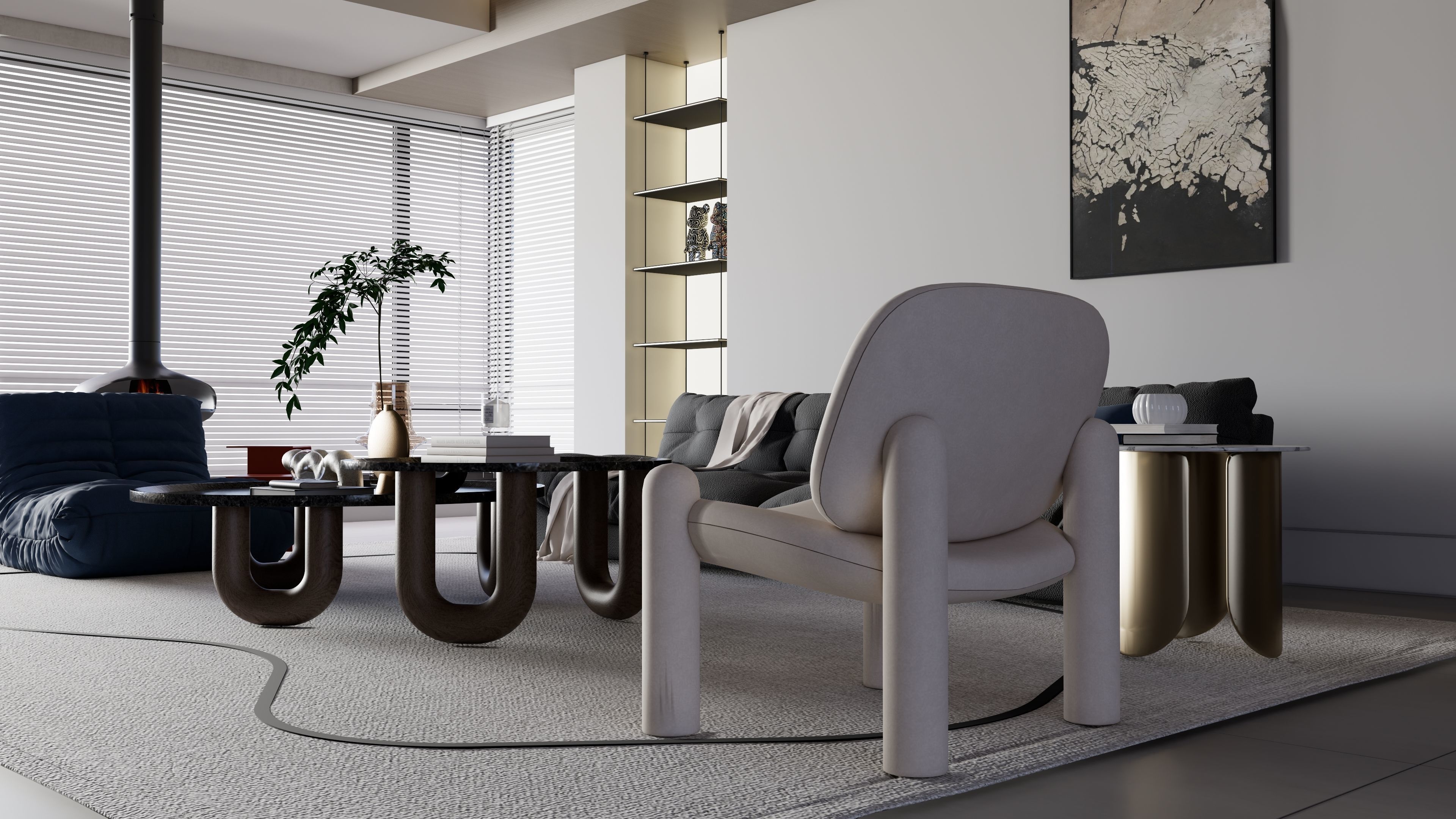 Living room 34 3D model_15