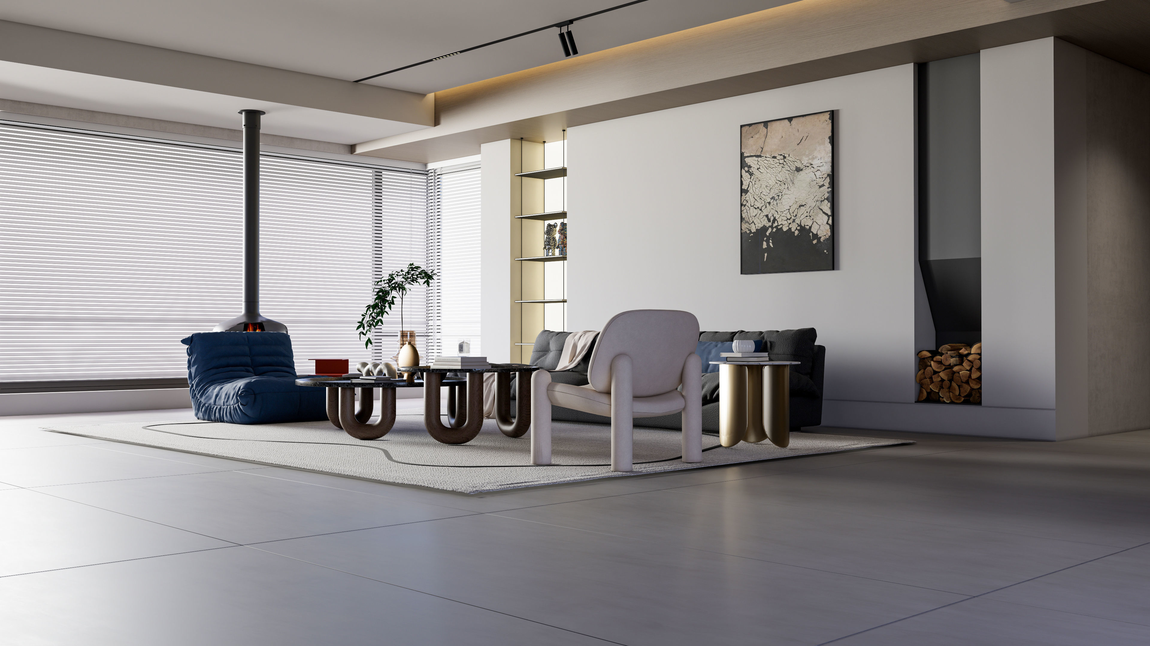 Living room 34 3D model_12