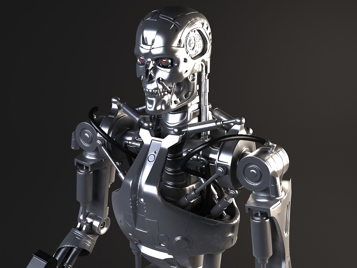 Terminator T800 rigged 3D Model .max .obj .3ds .fbx .c4d .lwo .lw .lws ...