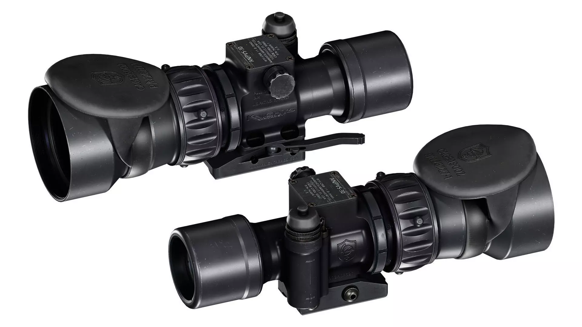 KAC AN PVS 30 NIGHT VISION DEVICE Low-poly 3D model_0