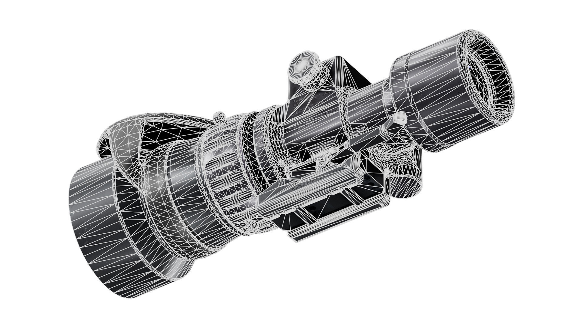 KAC AN PVS 30 NIGHT VISION DEVICE Low-poly 3D model_11