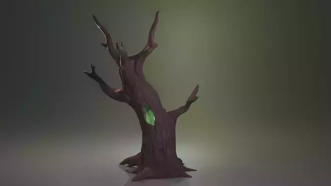 Dead tree for tabletop dnd diorama plant woods horror halloween