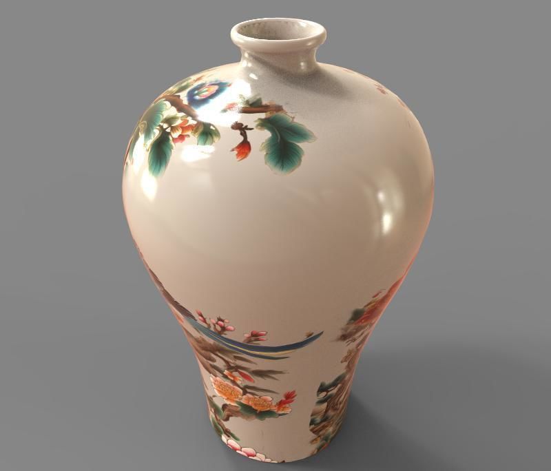 Ceramic Vase 3D model_2