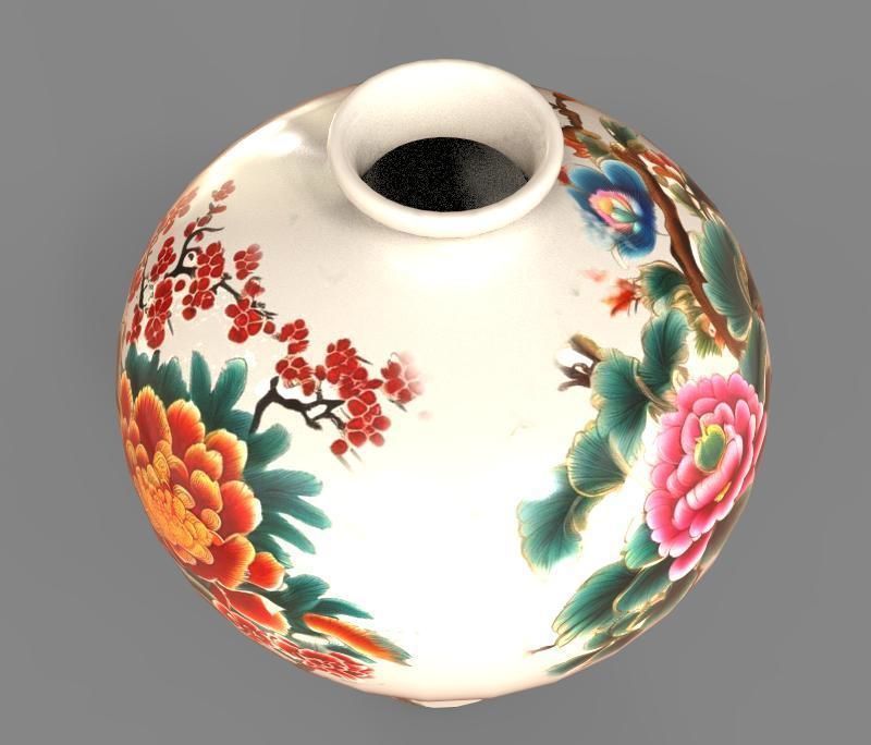 Ceramic Vase 3D model_4