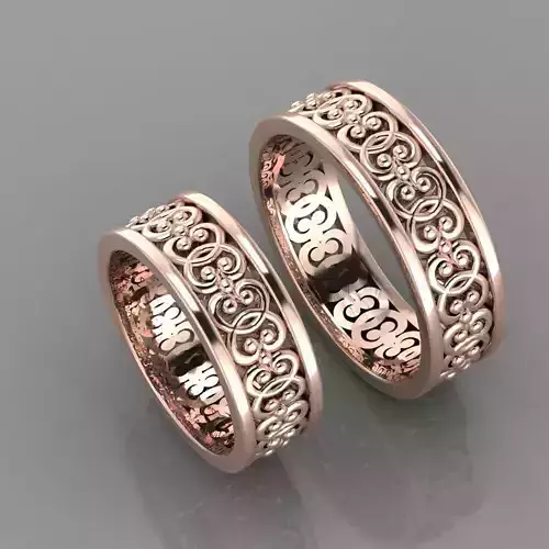 wedding rings ko0050
